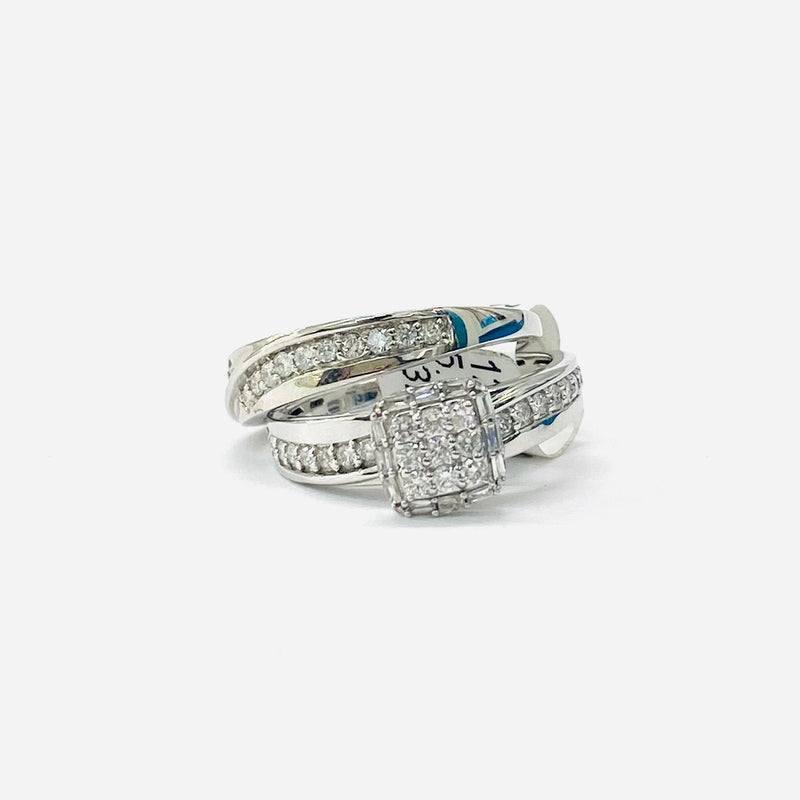 .30ctw Women’s Diamond Wedding Ring Set 10k