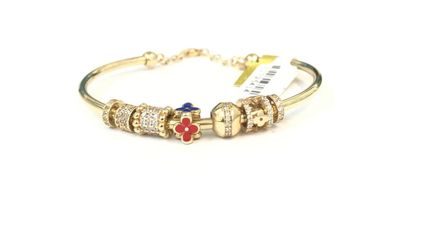 Women’s Charm Bangle 14k