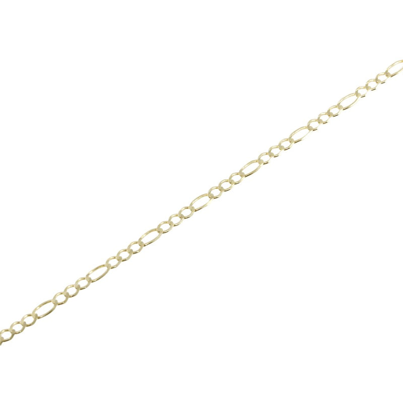 Solid Genuine Gold Figaro Link bracelets-lirysjewelry