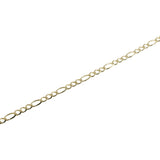 Solid Genuine Gold Figaro Link bracelets-lirysjewelry