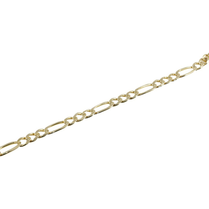 Solid Genuine Gold Figaro Link bracelets-lirysjewelry