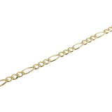 Solid Genuine Gold Figaro Link bracelets-lirysjewelry