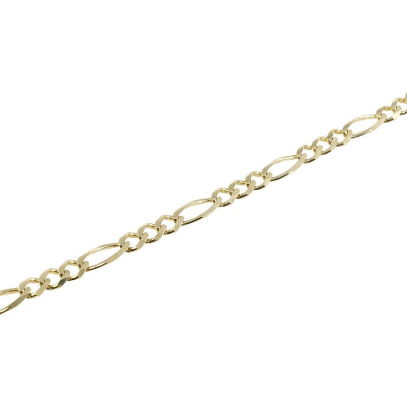 Solid Genuine Gold Figaro Link bracelets-lirysjewelry